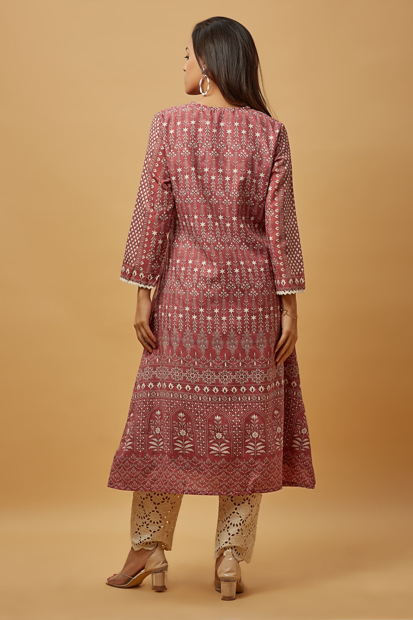 Urban Mystic Beautifully Printed A-Line Cotton Kurti Set