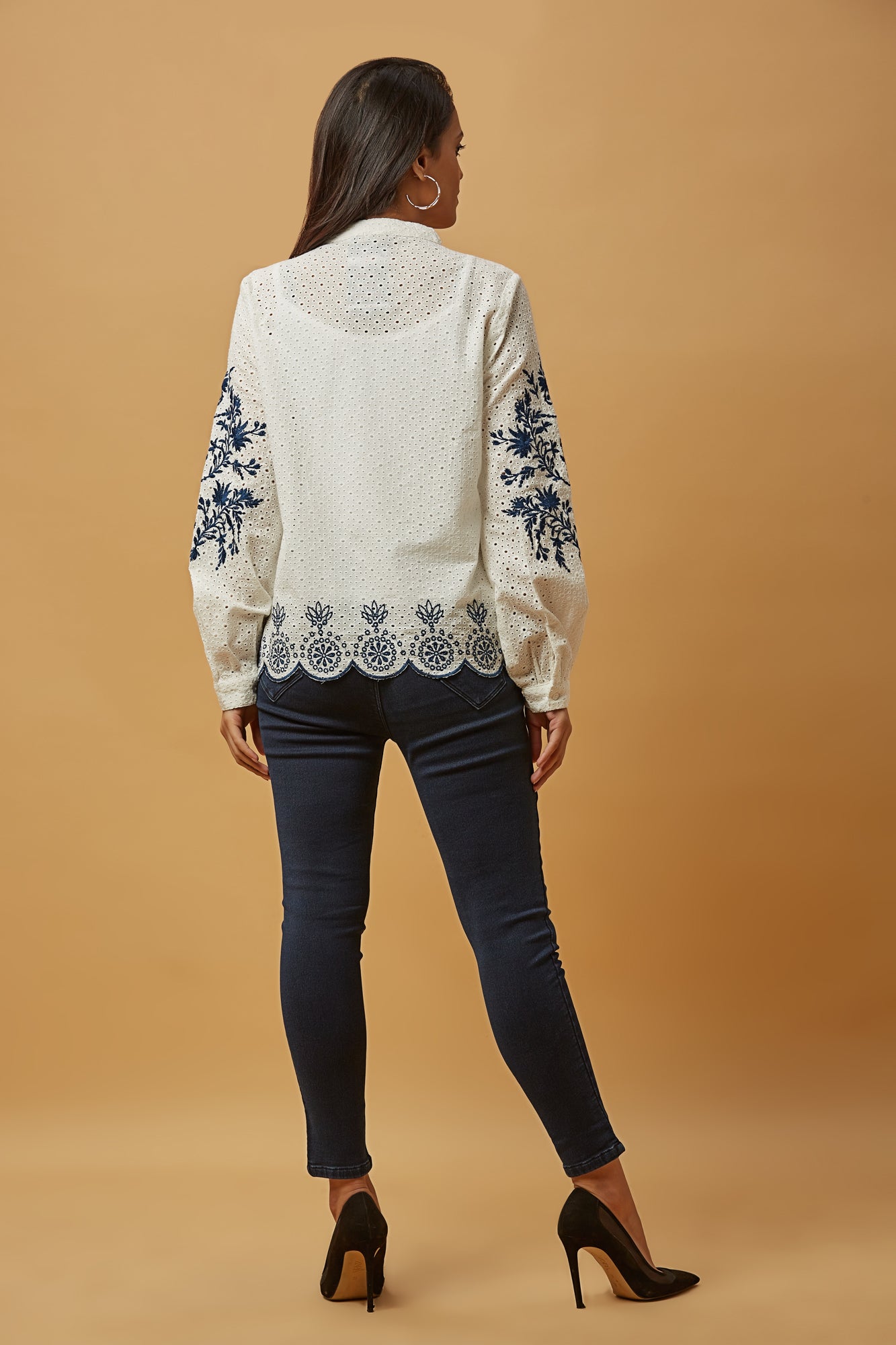 Urban Mystic Gorgeous White Chiffon Top